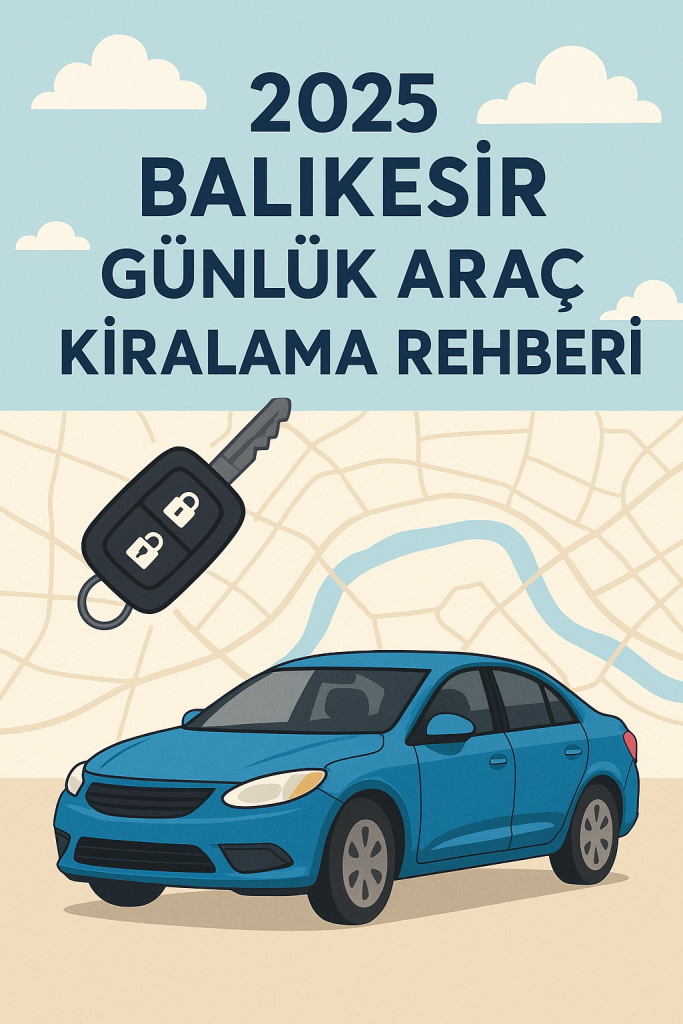 2025 Balıkesir günlük araç kiralama rehberi kapağı